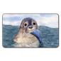 Preview: Breakfast board Watercolor Maritime Art Print Seal with fish Denmark North Sea Baltic Sea